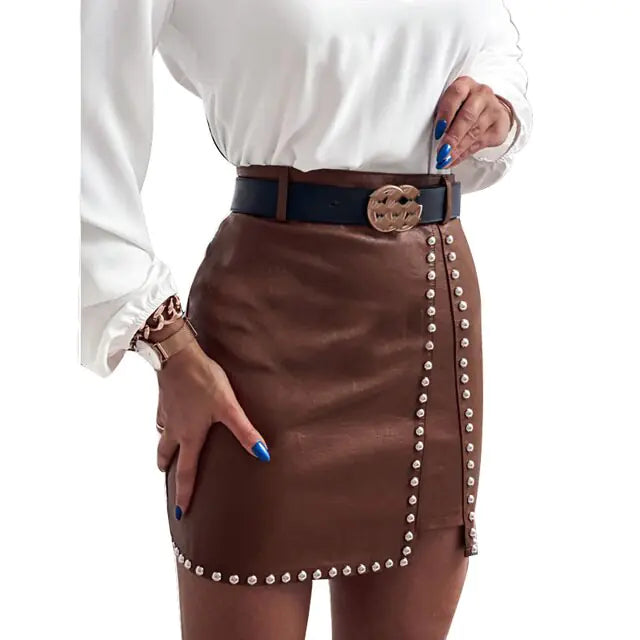 Luxe Rhinestone Minirok