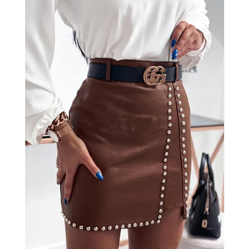 Luxe Rhinestone Minirok