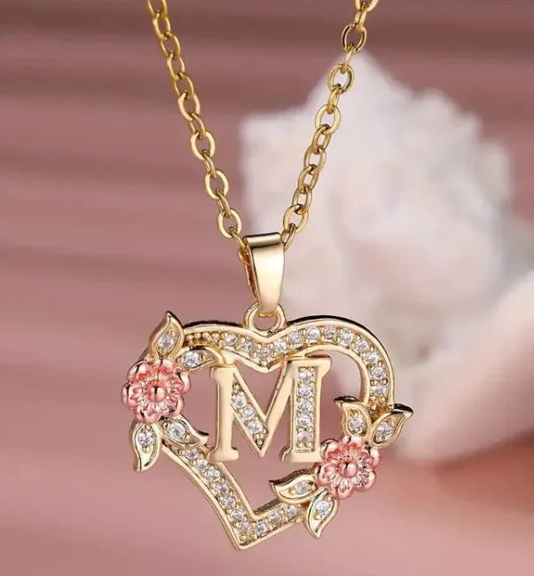 Floral Heart Ketting