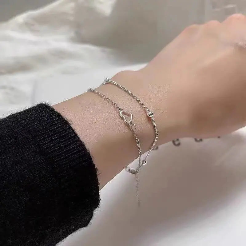 Tweevoudig Love Charm Armband