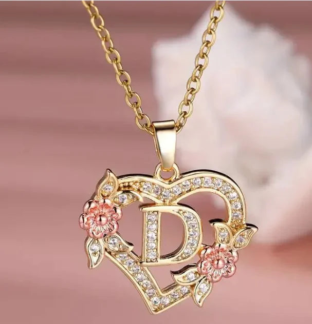Floral Heart Ketting
