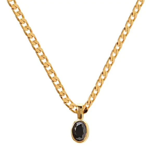 Tijdloze Crystal Drop Ketting