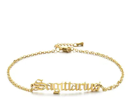 Zodiac Sign Armband