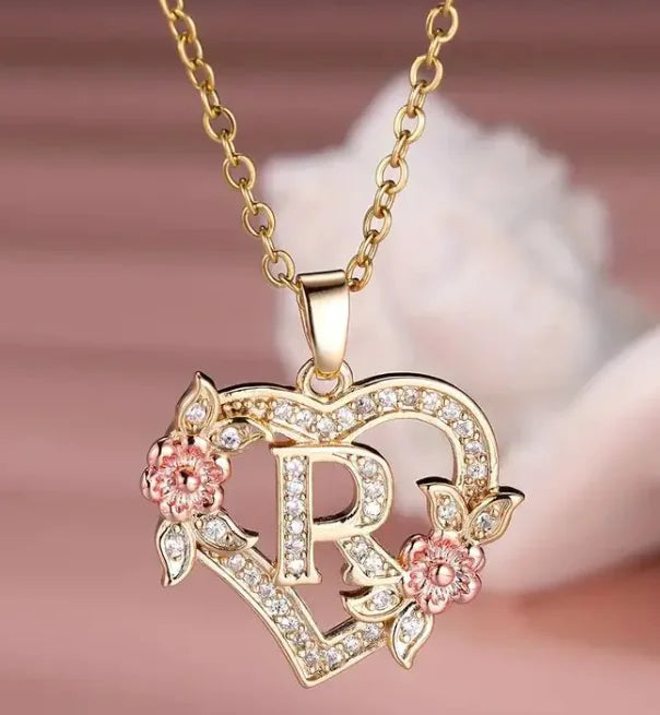 Floral Heart Ketting