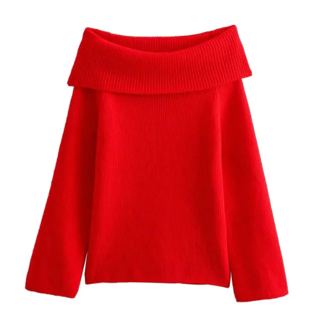 Off-Shoulder Sweater