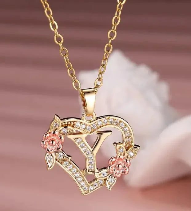 Floral Heart Ketting