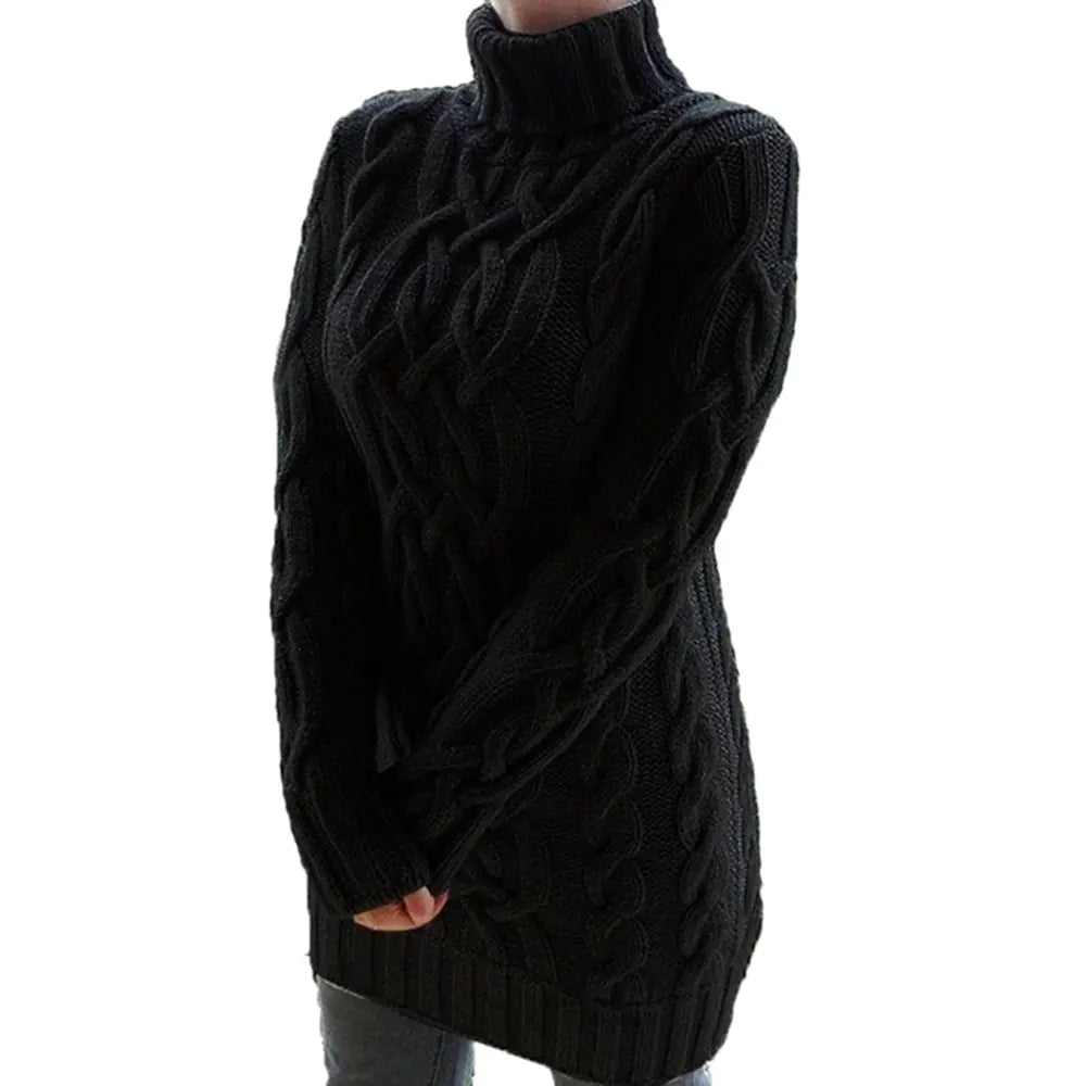 Twist Gebreide Sweater Jurk