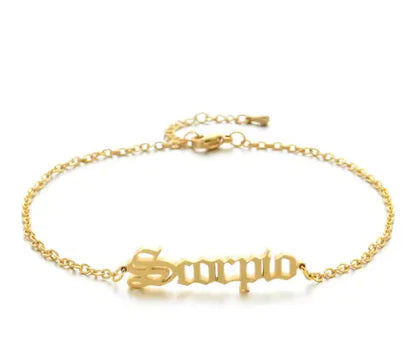 Zodiac Sign Armband