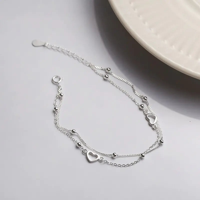 Tweevoudig Love Charm Armband