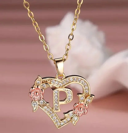 Floral Heart Ketting