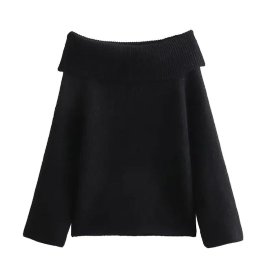 Off-Shoulder Sweater