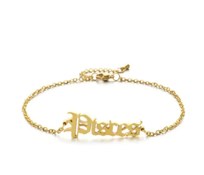 Zodiac Sign Armband