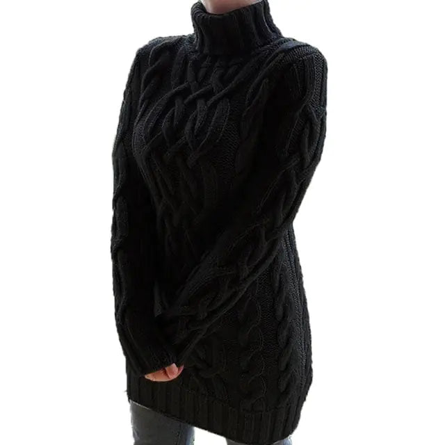 Twist Gebreide Sweater Jurk