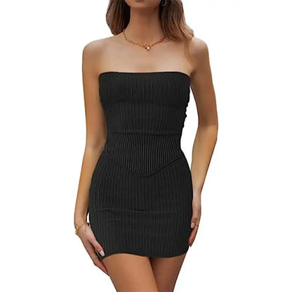 Refined Glam Crop & Skirt