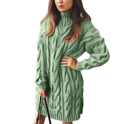 Twist Gebreide Sweater Jurk