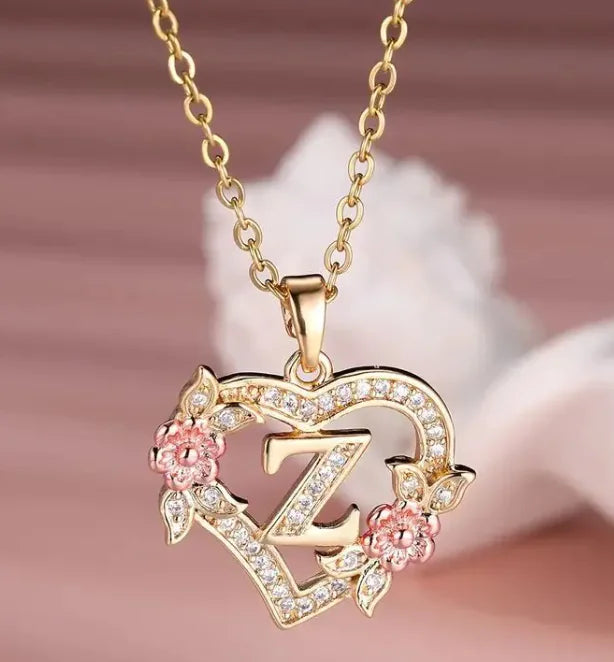 Floral Heart Ketting