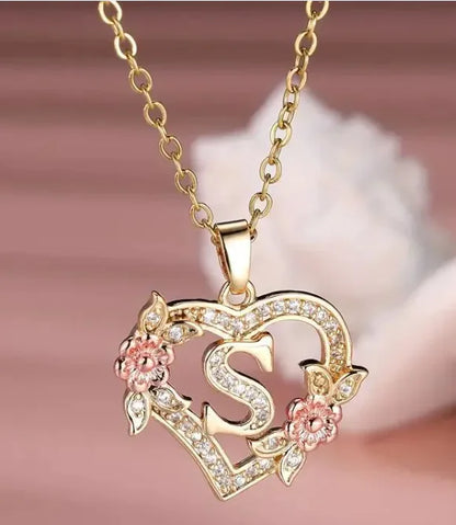 Floral Heart Ketting