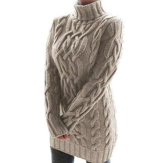 Twist Gebreide Sweater Jurk