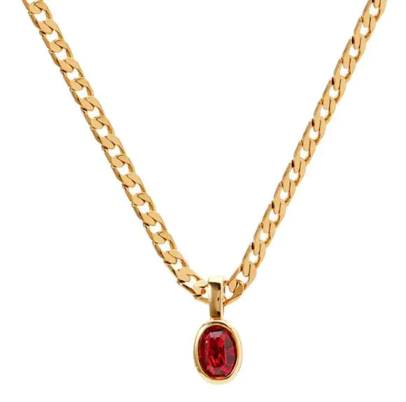 Tijdloze Crystal Drop Ketting