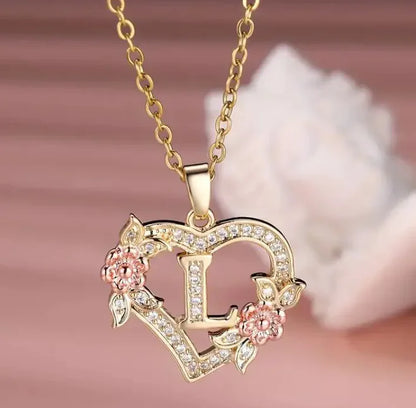 Floral Heart Ketting