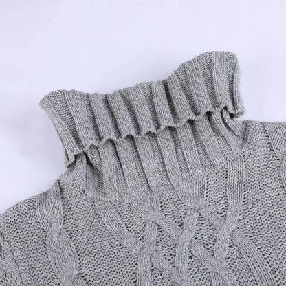 Twist Gebreide Sweater Jurk