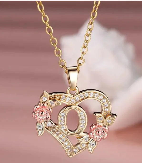 Floral Heart Ketting