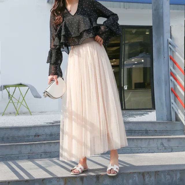 Tijdloze Allure Mesh Rok