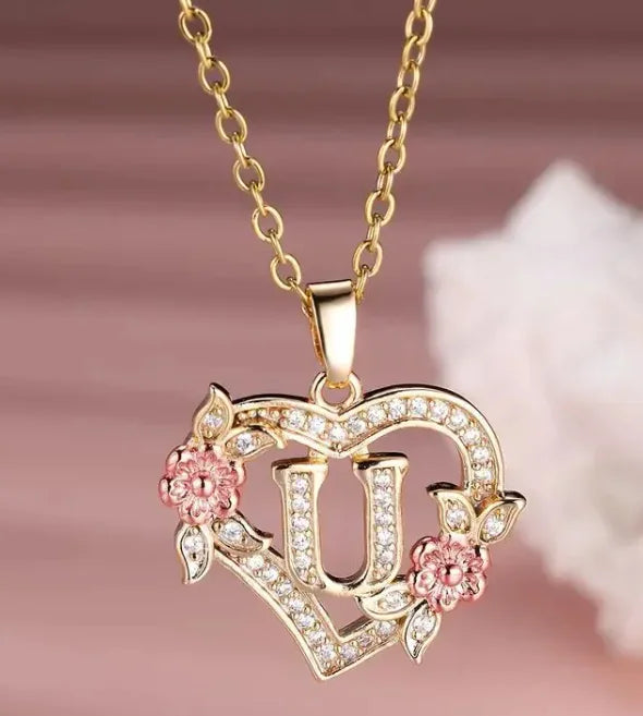 Floral Heart Ketting