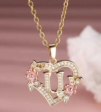 Floral Heart Ketting