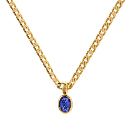 Tijdloze Crystal Drop Ketting