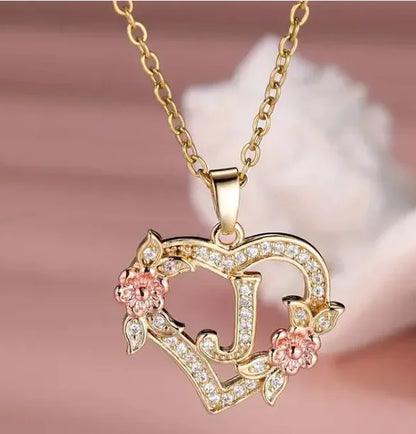 Floral Heart Ketting