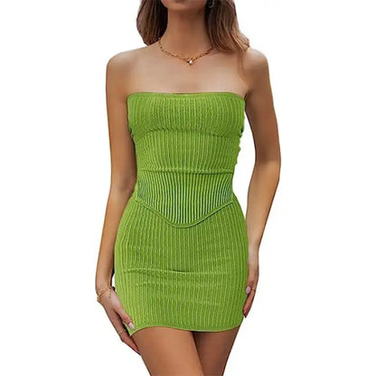 Refined Glam Crop & Skirt