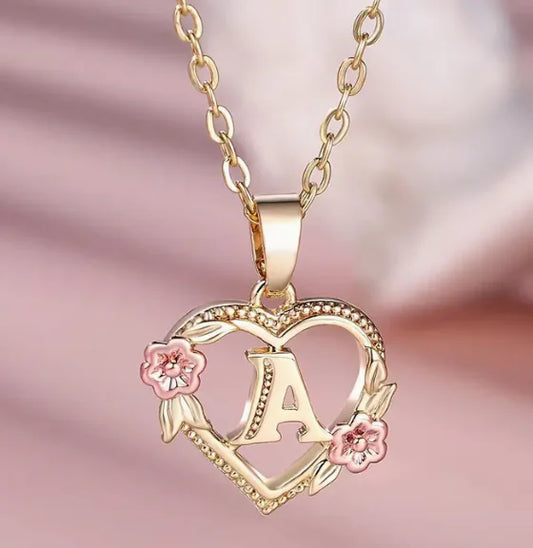 Floral Heart Ketting