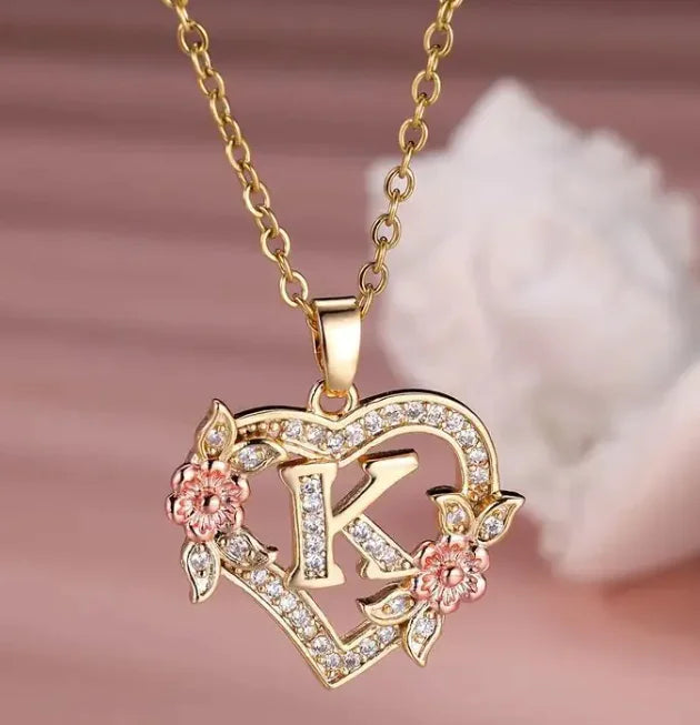 Floral Heart Ketting
