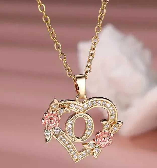 Floral Heart Ketting