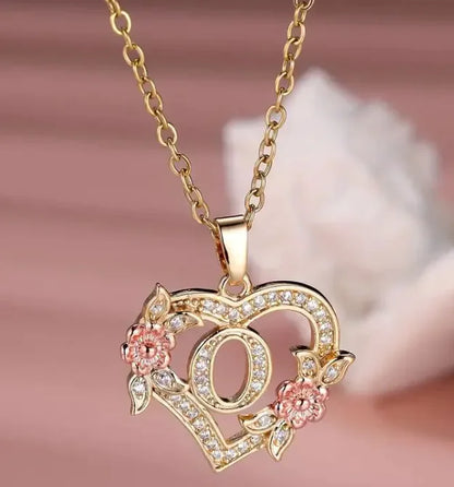 Floral Heart Ketting