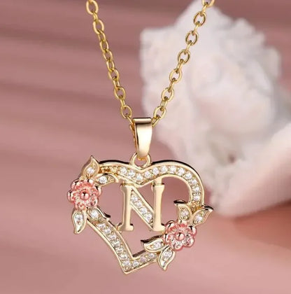 Floral Heart Ketting