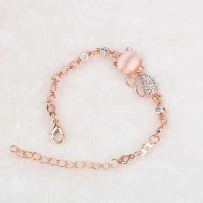 Rose Glow Cat Armband
