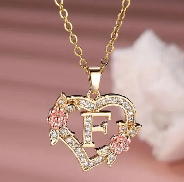 Floral Heart Ketting