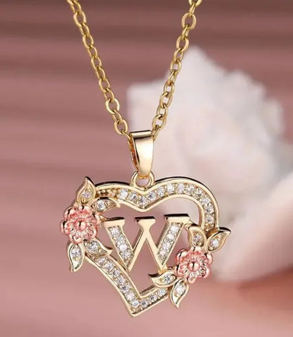 Floral Heart Ketting
