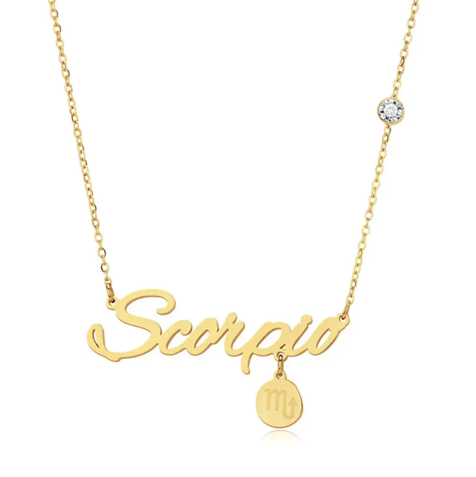 Zodiac Sign Ketting