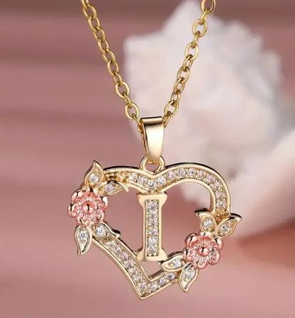 Floral Heart Ketting