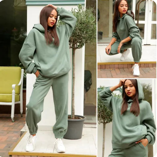 Sportieve Pluche Hoodie