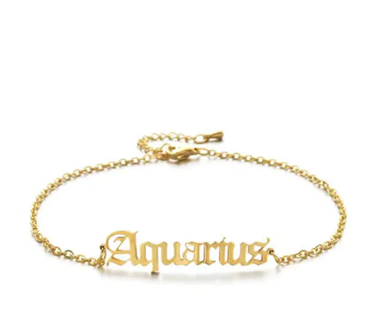 Zodiac Sign Armband