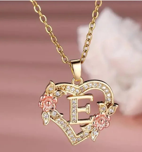 Floral Heart Ketting