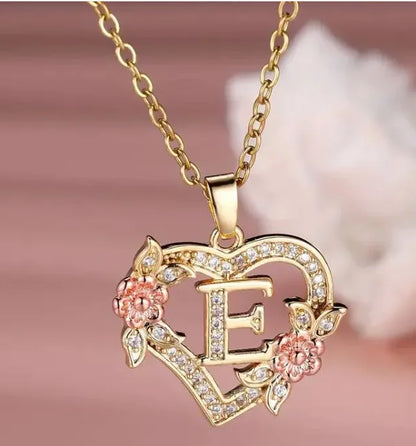 Floral Heart Ketting